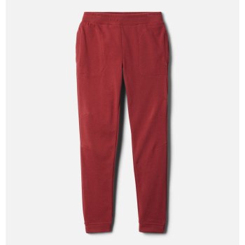 Columbia Branded French Terry Jogger, Pantalones Rojos Para Niña | 059863-UPD